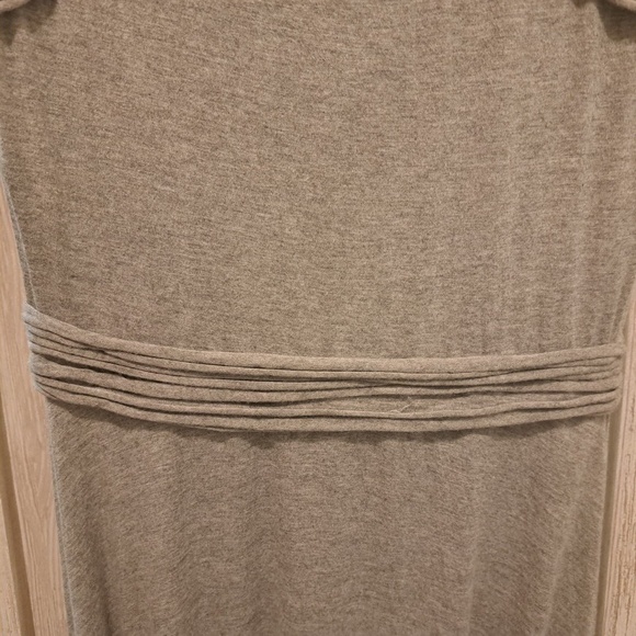 Max Studio Jersey Knit Lattice Detail Sleeveless Dress - S - Gray - Picture 3 of 5
